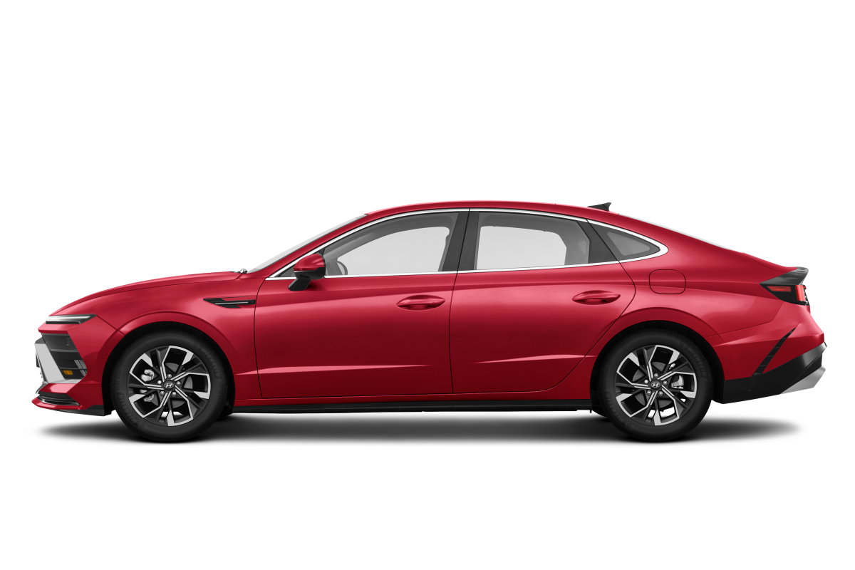 Hyundai Sonata Hybrid - Side view Hyundai Sonata Hybrid - Side view